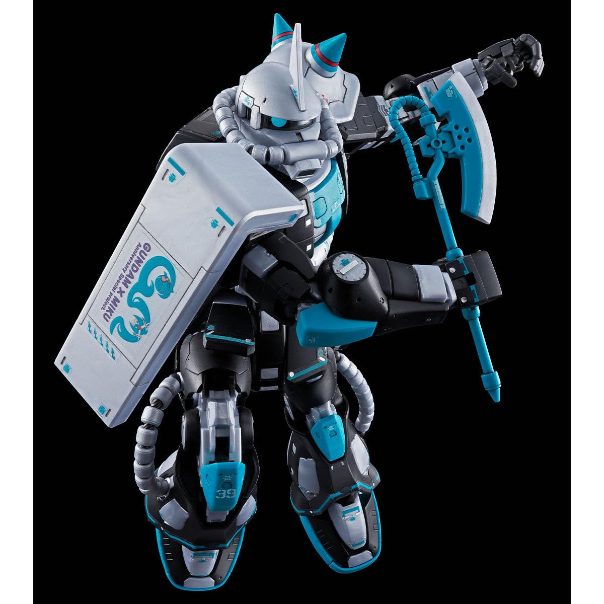 【新品未組立】RG 1/144 MS-06S ザクII [初音ミクVer.] Amazon | RG 1/144 MS-06S ザクII [初音ミクVer.] 色分け済み
